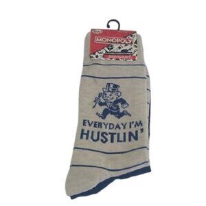 Men's MONOPOLY Rich Uncle Pennybags Socks, 2 pair